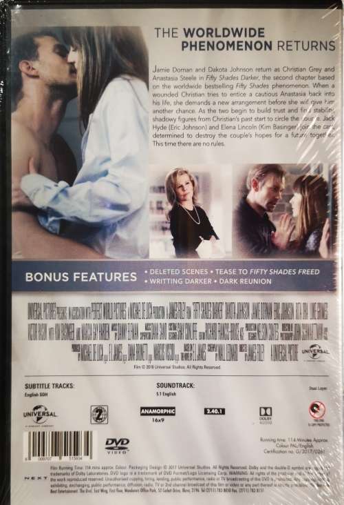 Fifty Shades Darker (DVD) [New]