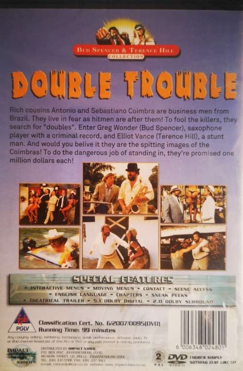 Double Trouble (Bud Spencer & Terence Hill) (DVD) [New]