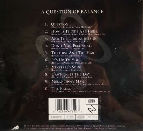 The Moody Blues - A Question Of Balance (CD) [New]