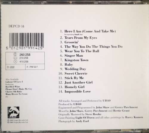 UB40 - Labour Of Love II (CD)