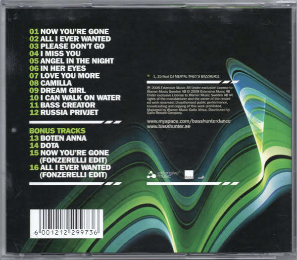 Basshunter - Now You're Gone - The Album (CD) [New]