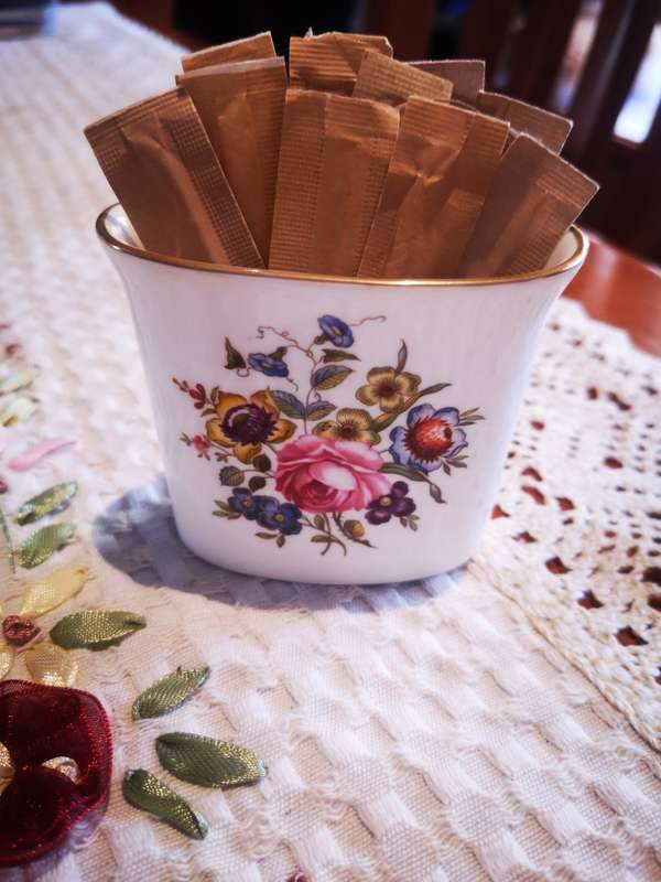 Vintage Royal Worchester Fine China Toothpick Holder