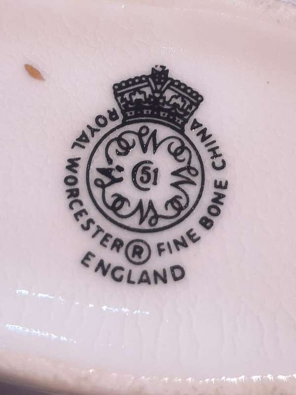 Vintage Royal Worchester Fine China Toothpick Holder