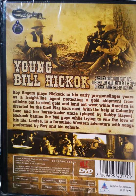 Young Bill Hickok (Roy Rogers) (DVD) [New]