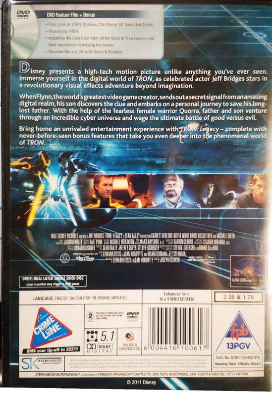 TRON - Legacy (DVD) [New]