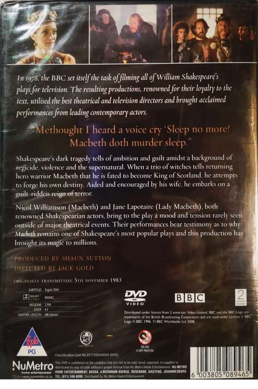 Macbeth (DVD) [New]