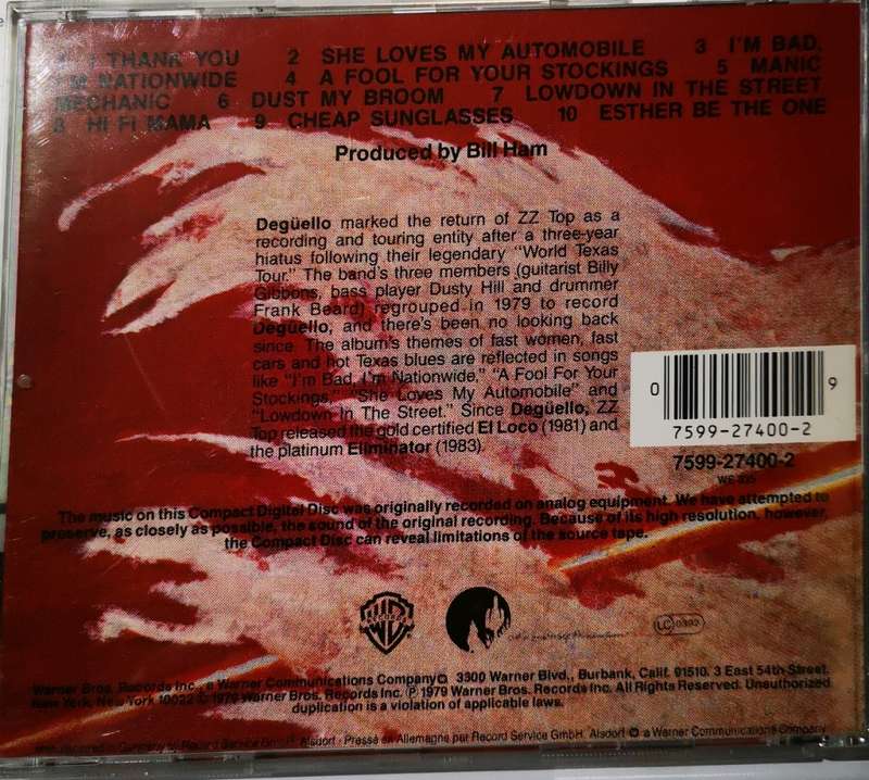 ZZ Top - Deguello (CD)