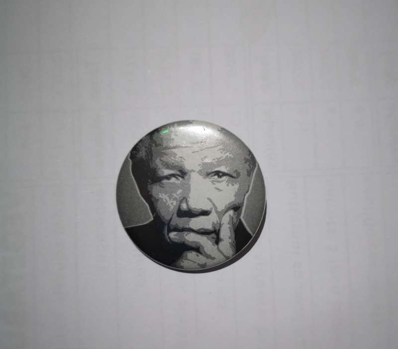 Pin Badge - Mandela (Large)