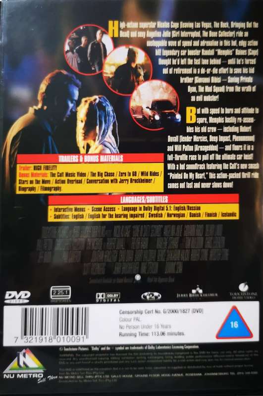 Gone In 60 Seconds (DVD) [New]