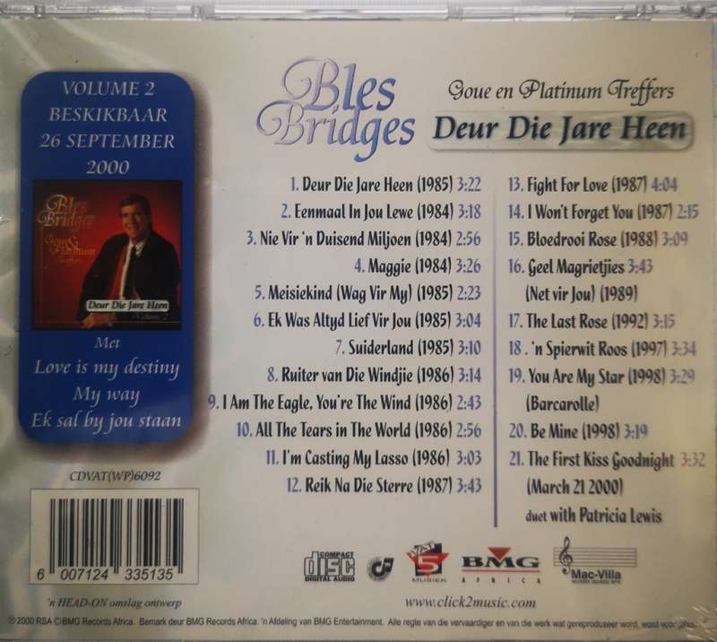 Bles Bridges - Goue & Platinum Treffers: Deur Die Jare Heen (CD) [New]