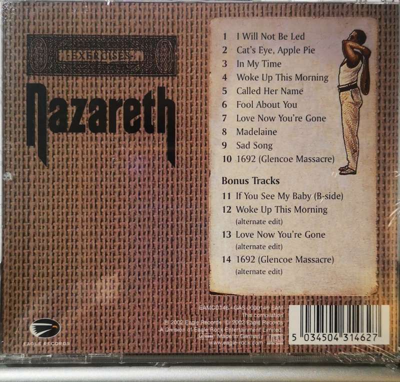 Nazareth - Exercises (2002) 30th Anniversary Album (CD) [New]