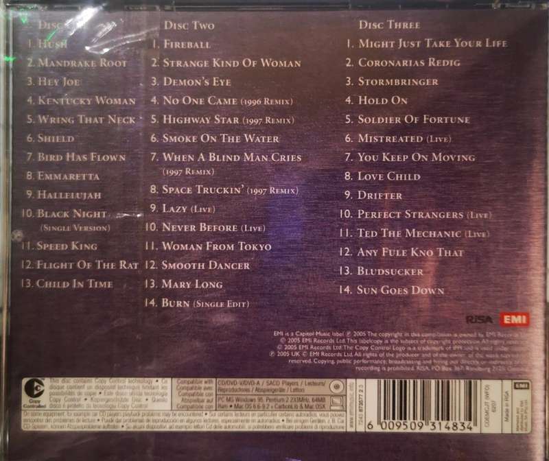 Deep Purple - The Platinum Collection (3-CD)