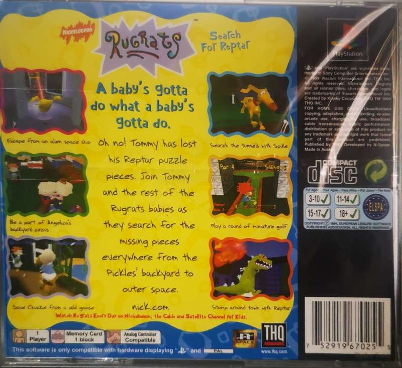 Rugrats - Search for Reptar (PS1)