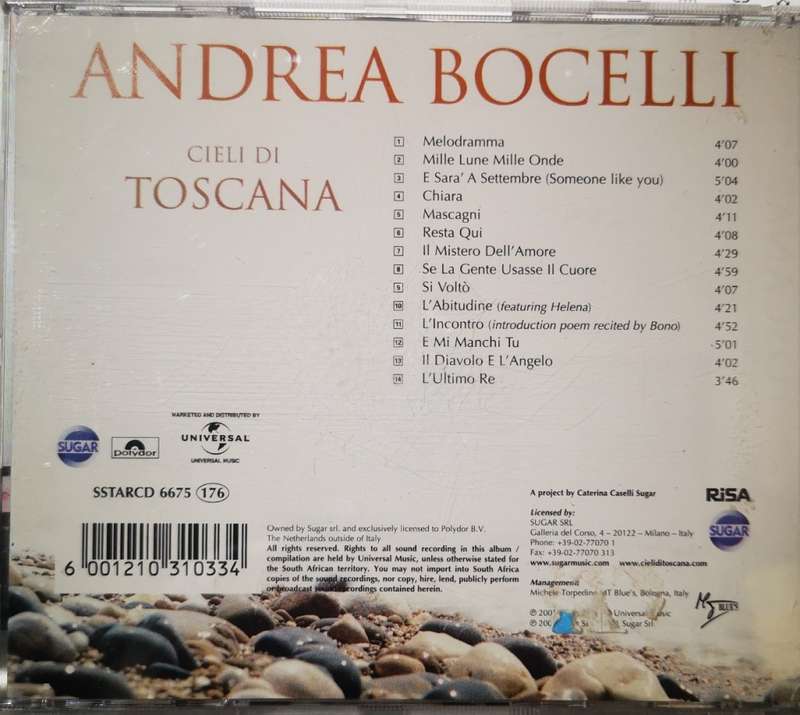 Andrea Bocelli - Cieli Di Toscana (CD)