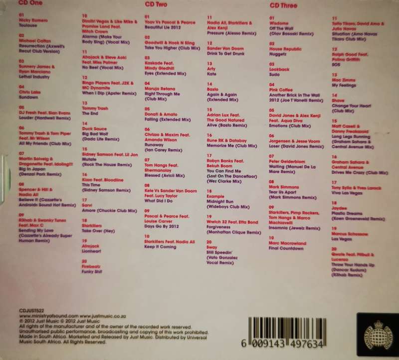 Ministry of Sound - House Party 2012 (3-CD)