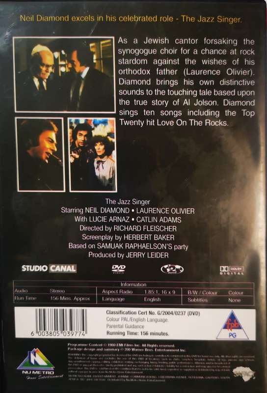 The Jazz Singer (Neil Diamond) (DVD)