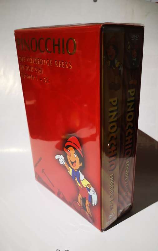 Pinocchio Complete Set (Episodes 1-52) (10-DVD) Red