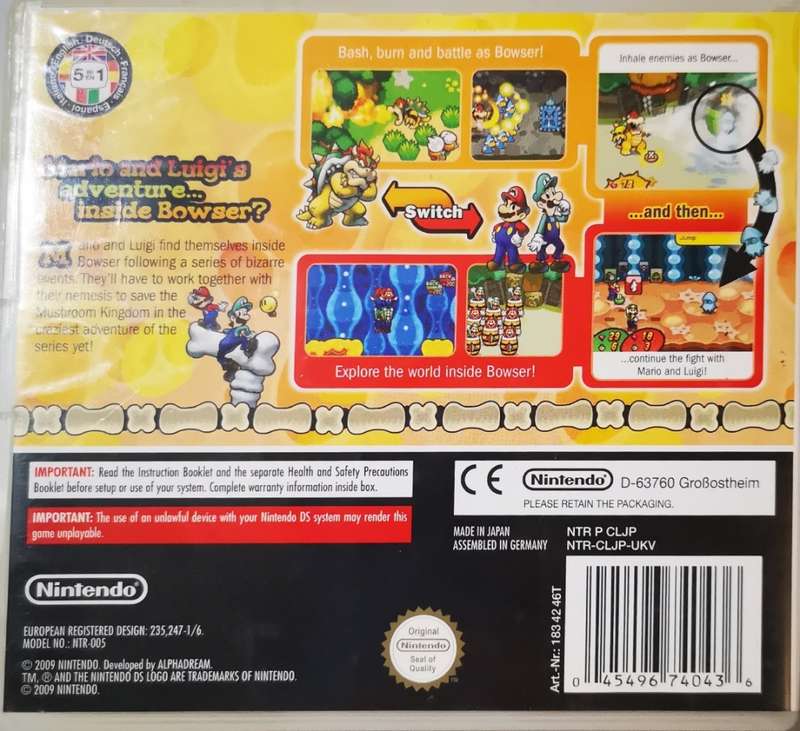 Mario & Luigi - Bowser's Inside Story (Nintendo DS)