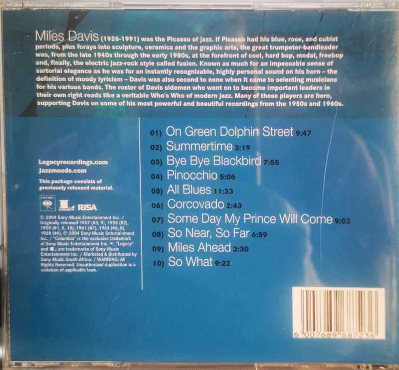 Miles Davis - Jazz Moods/Cool (CD)