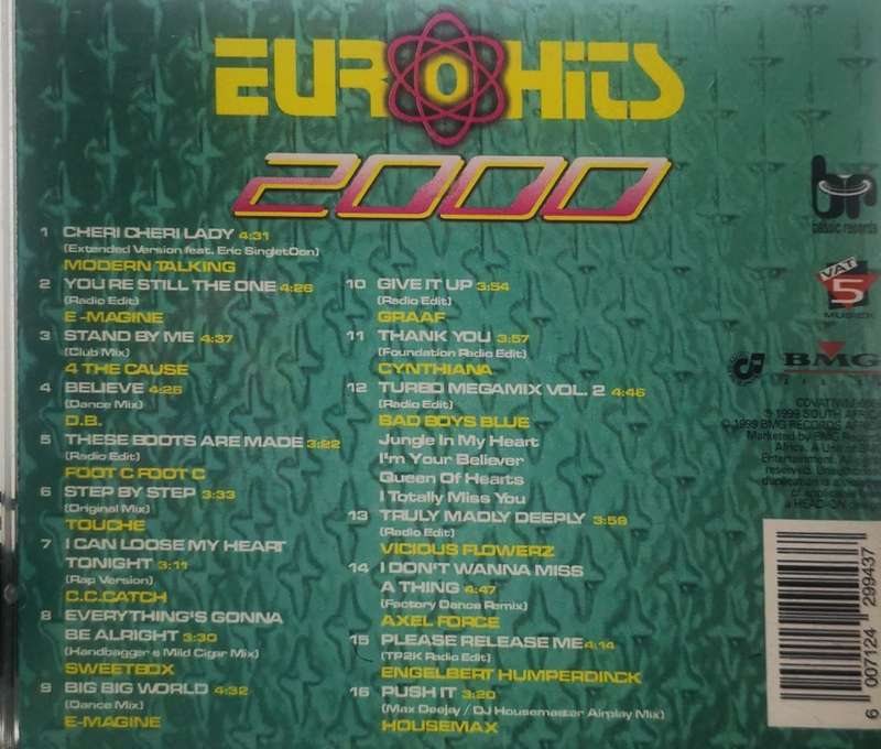 Euro Hits 2000 (CD)