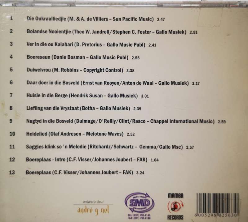 Harald Richter met Lieb Bester - Ou Kraalliedjies (CD)