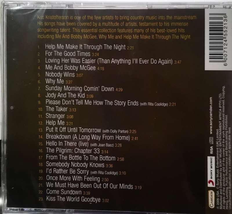 Kris Kristofferson - The Best Of (CD) [New]