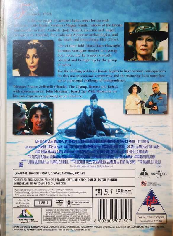 Tea with Mussolini (DVD)