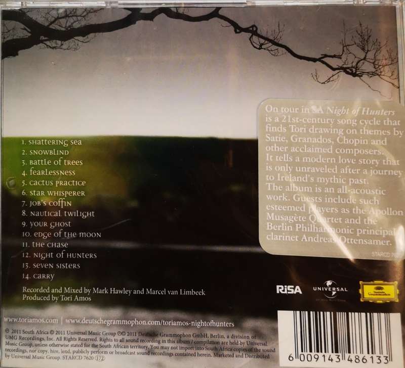 Tori Amos - Night Of Hunters (CD) [New]