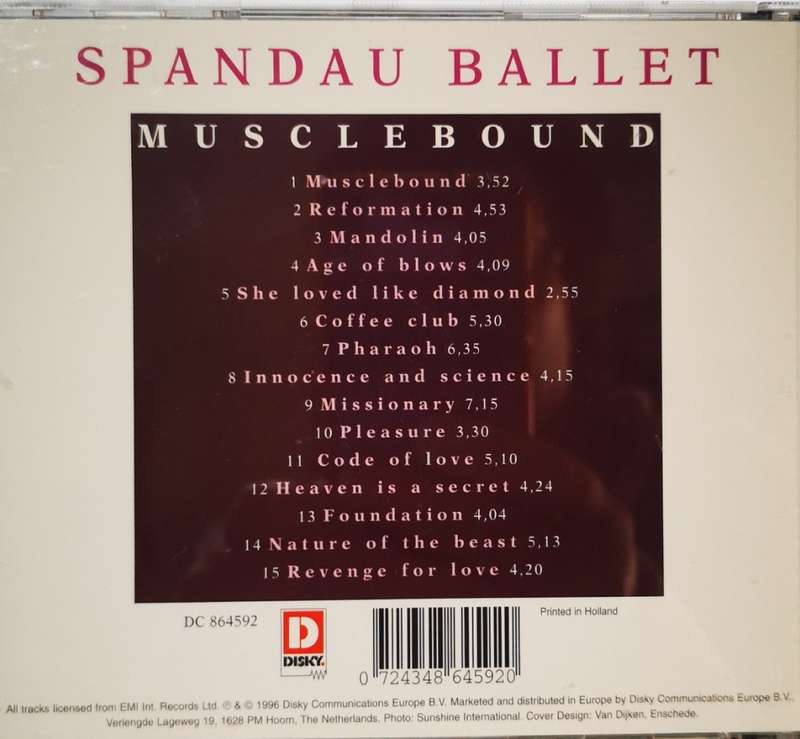 Spandau Ballet - Musclebound (CD)