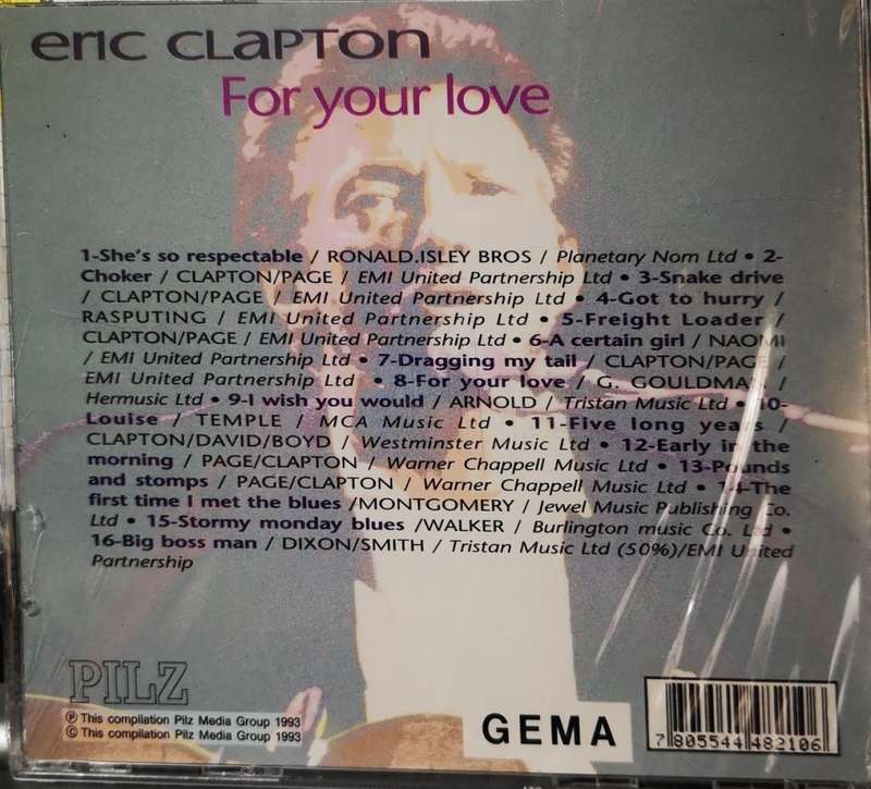 Eric Clapton - For Your Love (CD) [New]