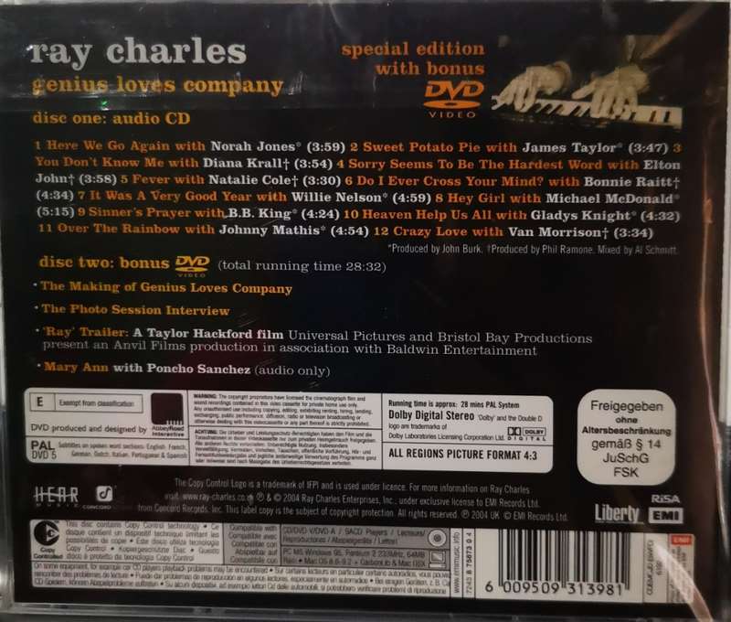 Ray Charles - Genius Loves Company (2-CD)
