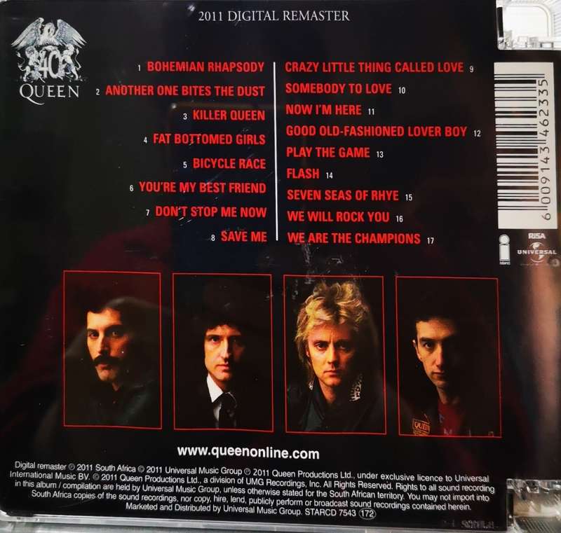 Queen - Greatest Hits I (Super Jewel Case) (CD) 1