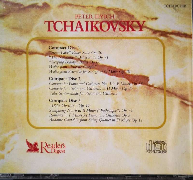 Tchaikovsky - Favourites from the Classics (Reader's Digest) (3-CD)