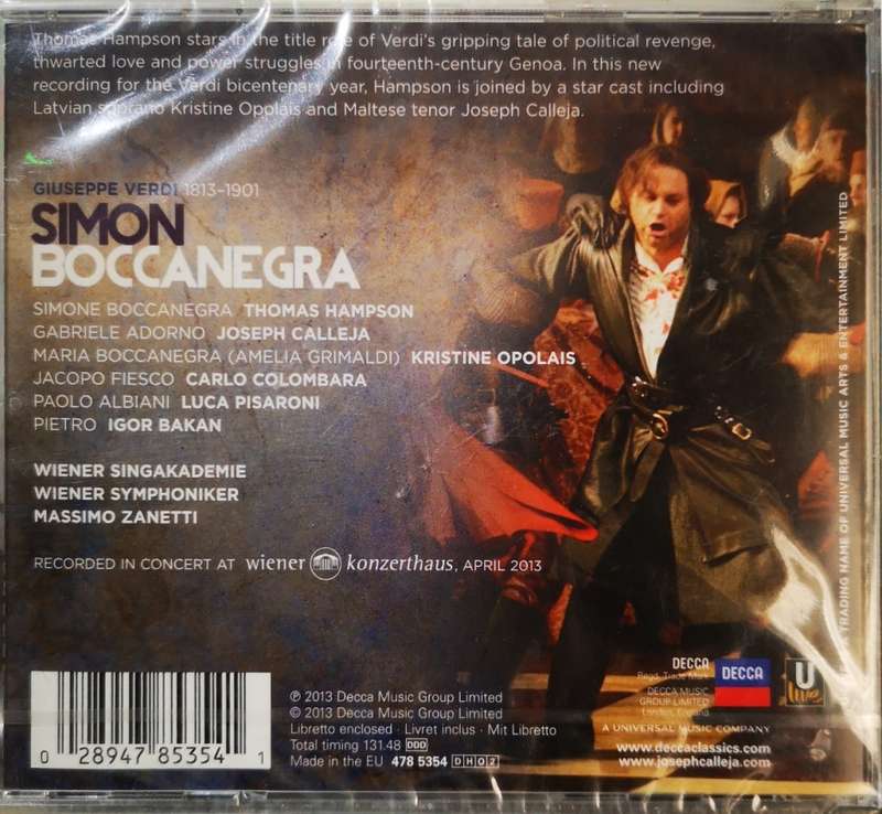 Simon Boccanegra - Verdi (2-CD) [New]