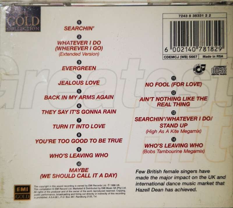 Hazell Dean - Greatest Hits (CD)