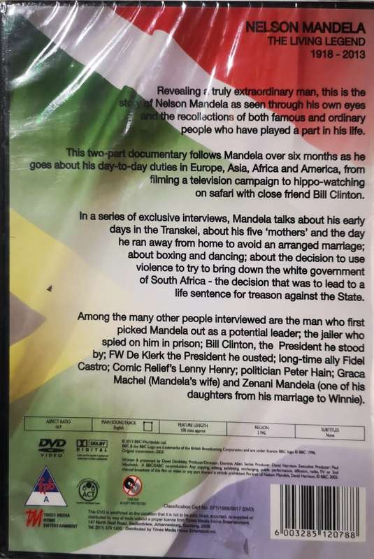 Mandela - The Living Legend (BBC) (DVD) [New]