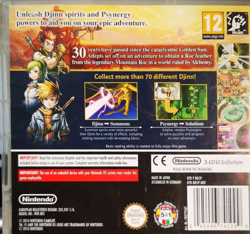 Golden Sun - Dark Dawn (NintendoDS)