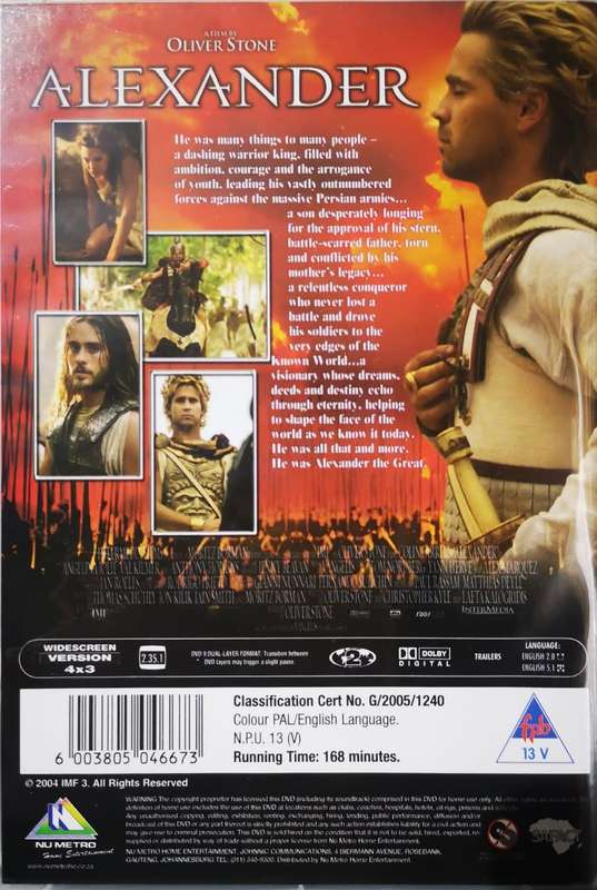 Alexander (DVD) [New]