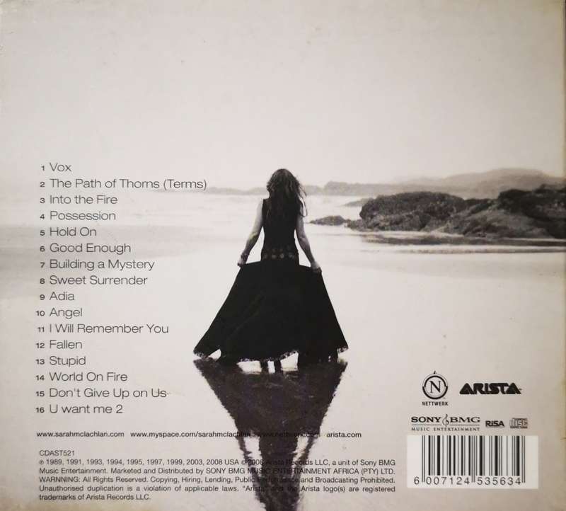 Sarah McLachlan - Closer - The Best of (Digipack CD)