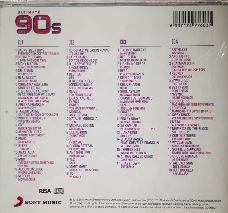 Ultimate 90s (4-CD) [New]