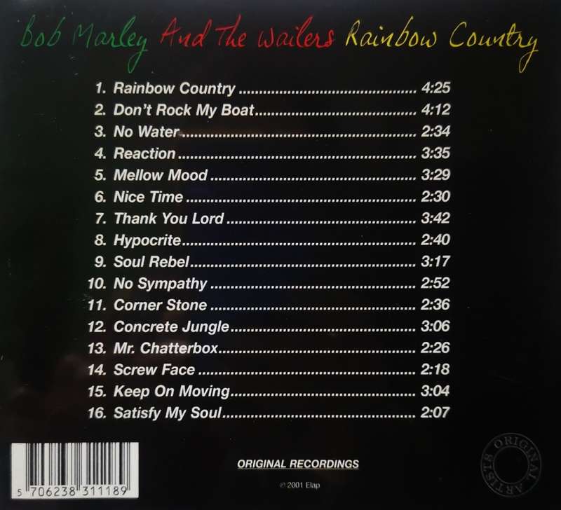 Bob Marley & The Wailers - Rainbow Country (CD)