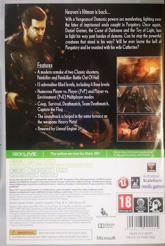 Painkiller - Hell & Damnation - Uncut (XBOX 360)