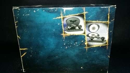 Limited Edition 2 Disc DVD Batman : The Dark Knight Batpod Motorcycle Display set