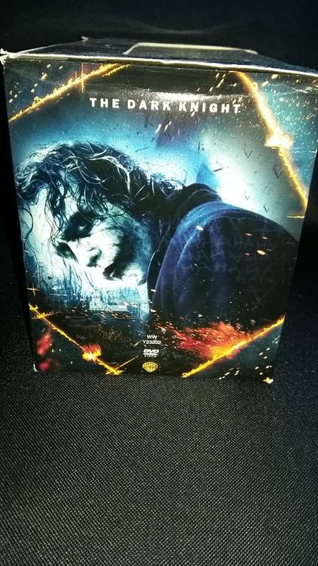 Limited Edition 2 Disc DVD Batman : The Dark Knight Batpod Motorcycle Display set