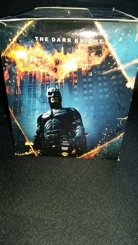 Limited Edition 2 Disc DVD Batman : The Dark Knight Batpod Motorcycle Display set