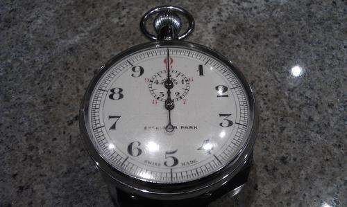 Excelsior Park Vintage Mechanical Swiss Stop Watch. In perfect working condition