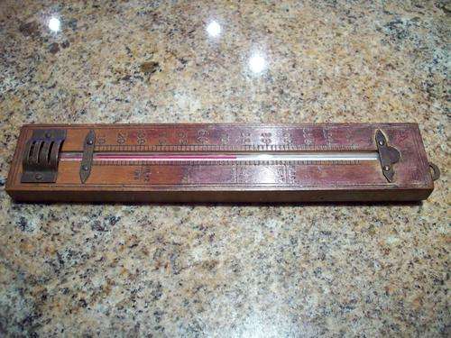 Vintage British Wall Thermometer