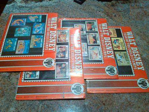 Disney Collectors 4 Sets of Walt Disney "Year Of The Child Stamps" Genuine Short Set Postage Stamps.