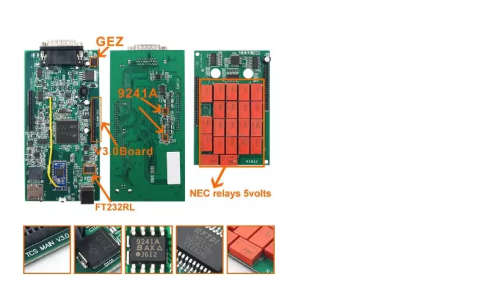 Delphi DS150E diagnostic tool with Delphi 2021 software