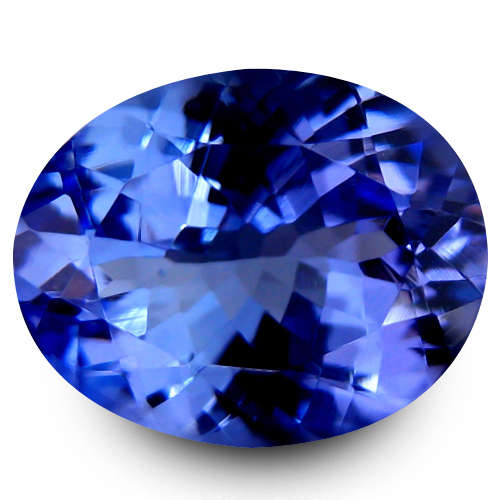 2.20 Ct AAA "HKD" CERTIFIED BLUISH VIOLET "D" BLOCK TANZANITE FREE CERTIFICATE!!